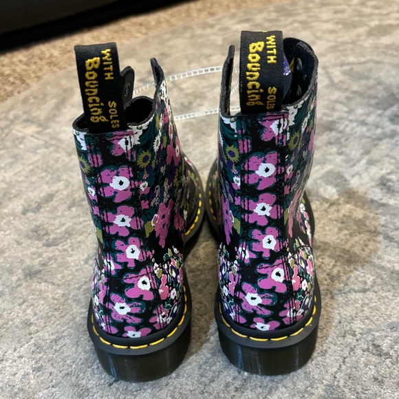 Dr Martens 1460 Pascal - Vintage Floral Boots - Picture 4 of 9